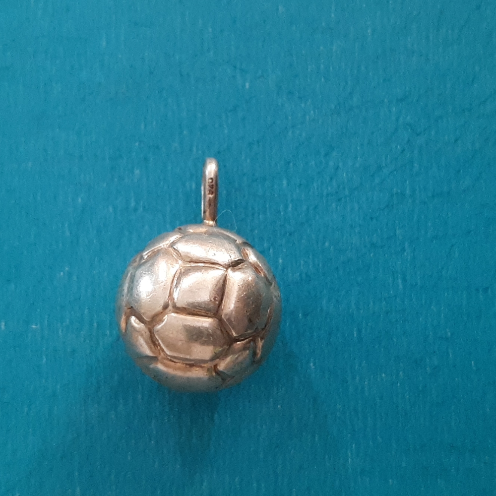 Sterling Silver Soccer Ball pendant for a necklace. - Picture 8 of 8